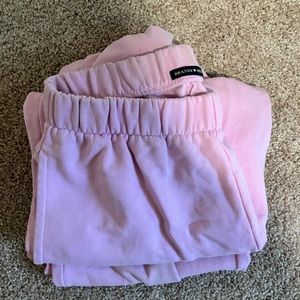 Brandy Melville bubblegum pink ROSA sweatpants
